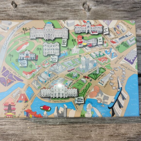 MAP of SINGAPORE Museums PUZZLE BNIP SEALED Souvenir - Picture 4 of 4